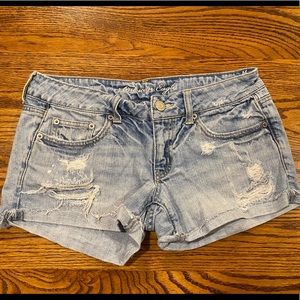 Light Wash AE Shorts